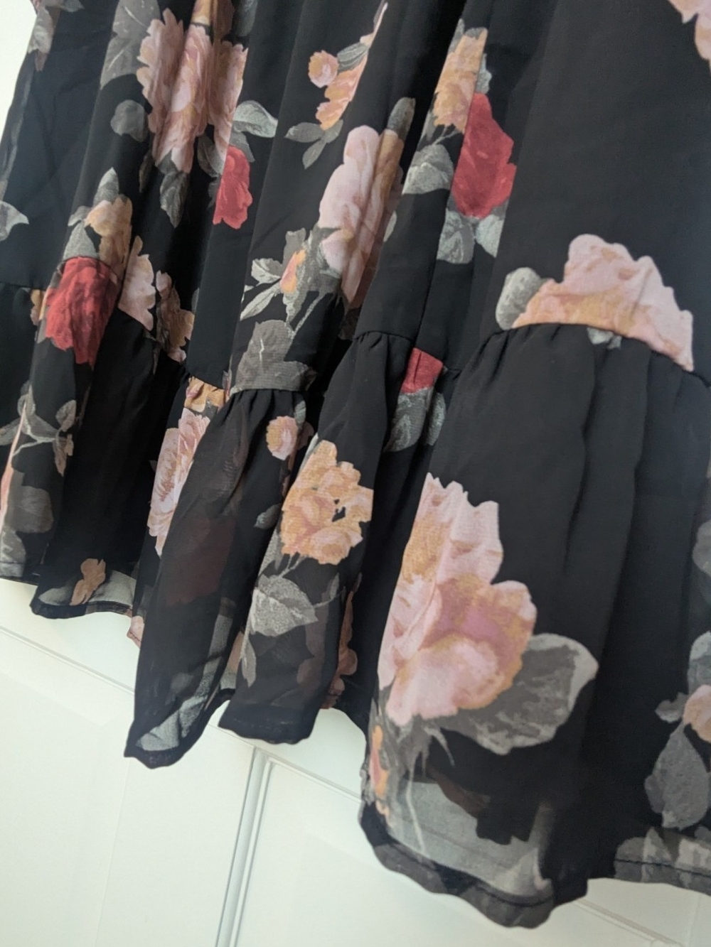 NWT Torrid Black Floral Dress - Picture 6 of 6